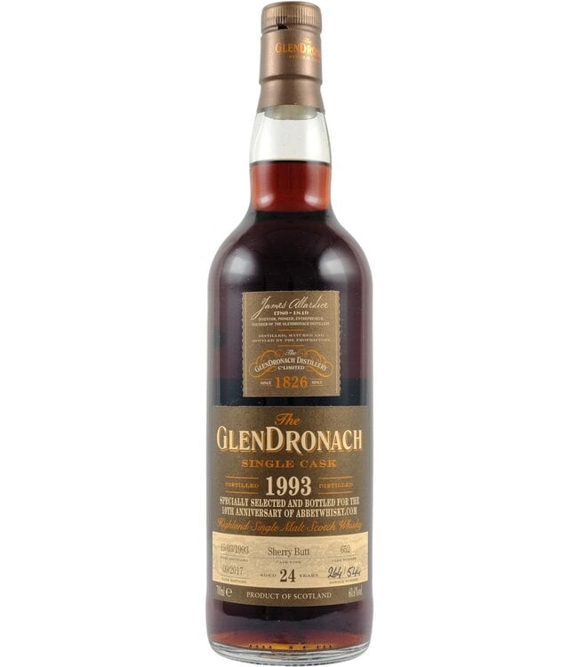 Glendronach Glendronach 1993 - Single Cask 652