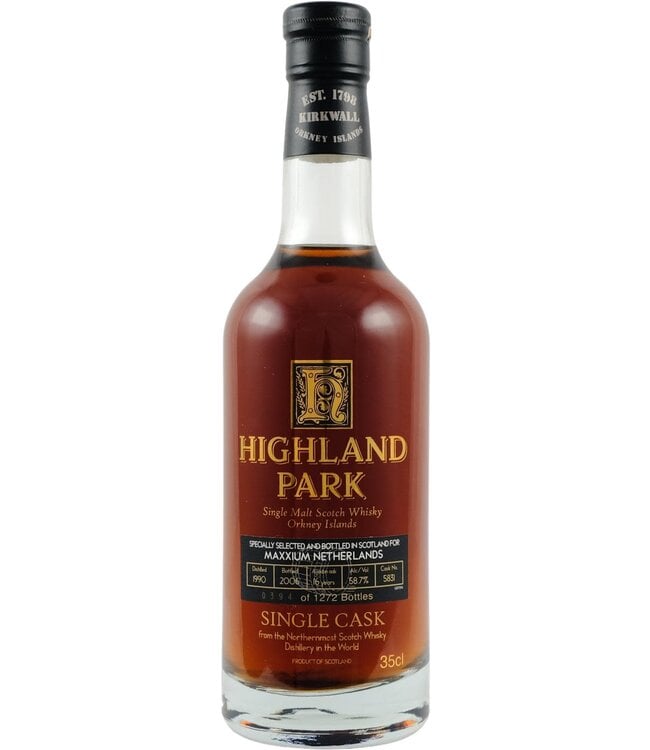 Highland Park Highland Park 1990- Single Sherry Cask 5831