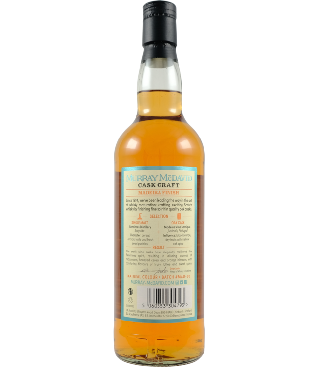 Benrinnes Benrinnes Madeira Finish -  Murray McDavid