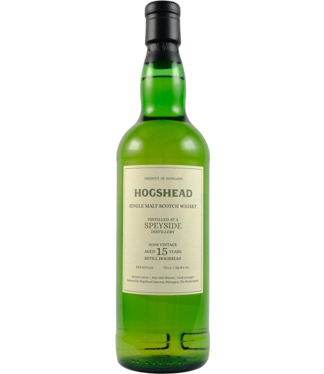 A Speyside Distillery 2008 Hogshead Imports