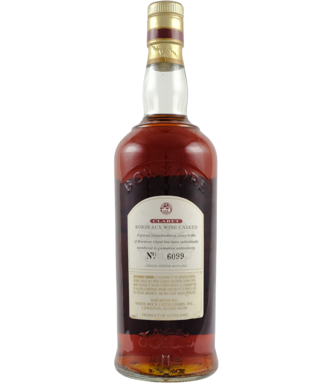 Bowmore Bowmore Claret - no tube