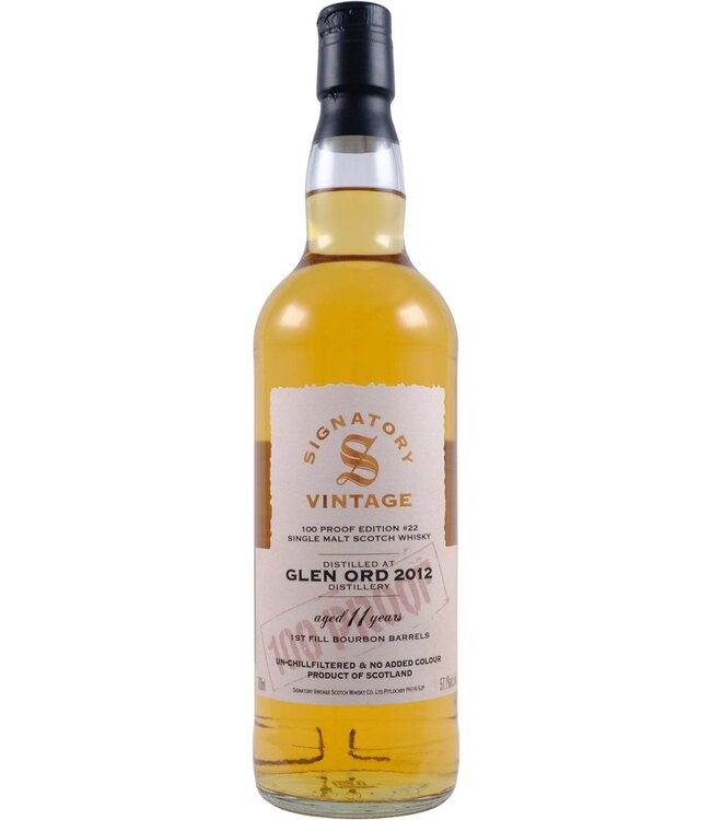 Glen Ord Glen Ord 2012 Signatory Vintage 100 Proof