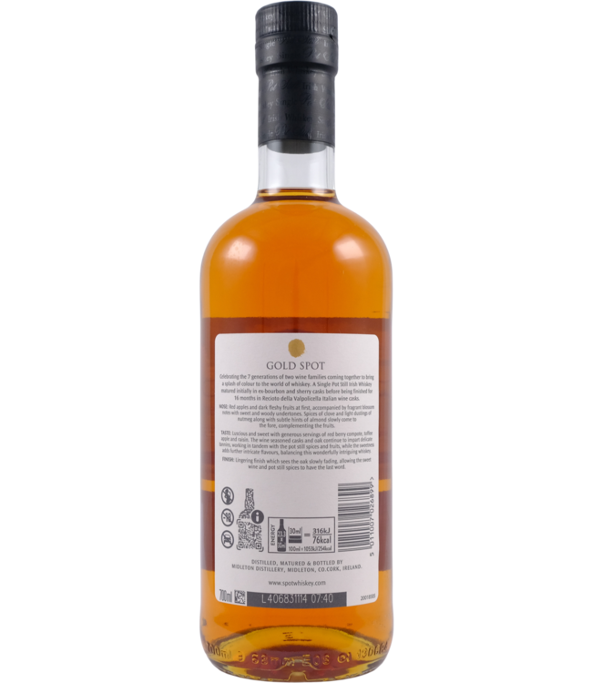 Green Spot Gold Spot 13-year-old