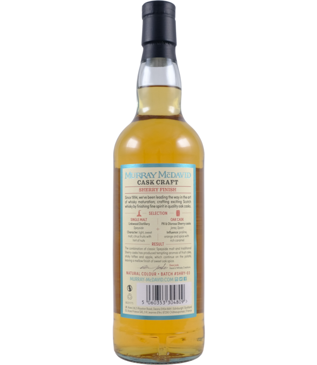 Linkwood Linkwood Sherry Finish - Murray McDavid