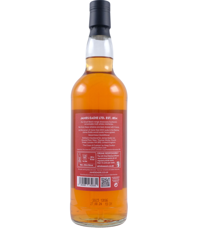 Royal Brackla Royal Brackla 10-year-old James Eadie