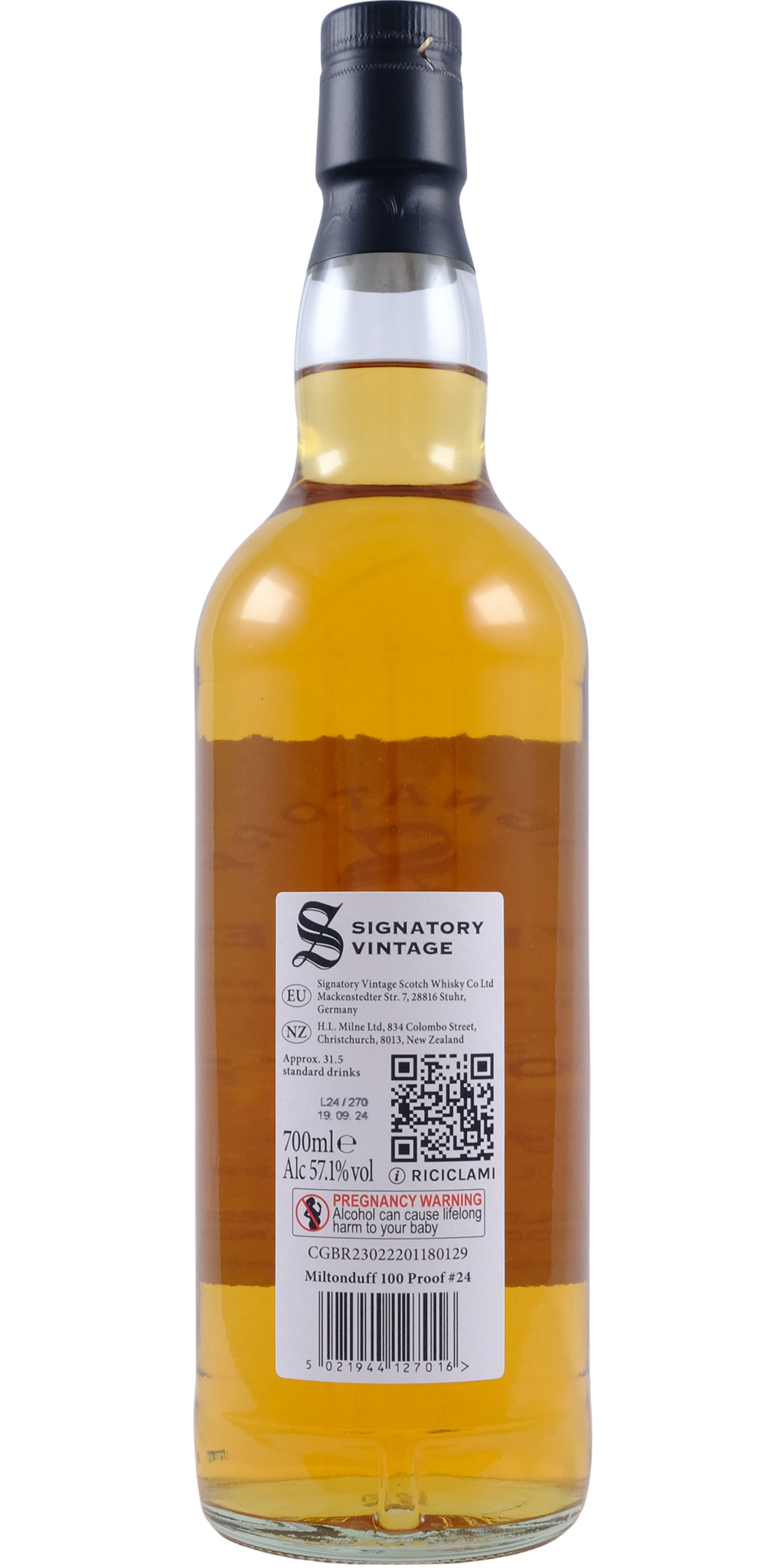 Miltonduff 2015 SV Signatory Vintage - buy online | Whiskybase Shop