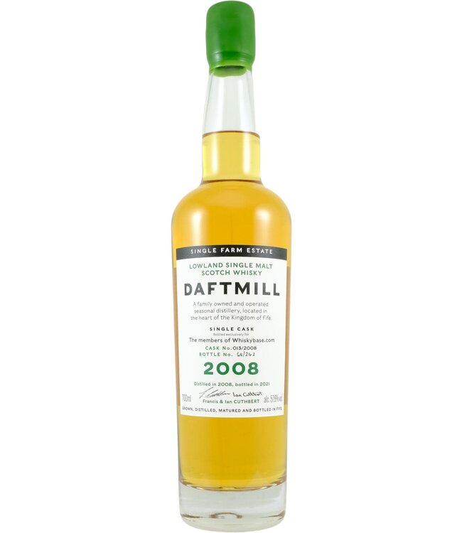 Daftmill Daftmill 2008 for the members of Whiskybase