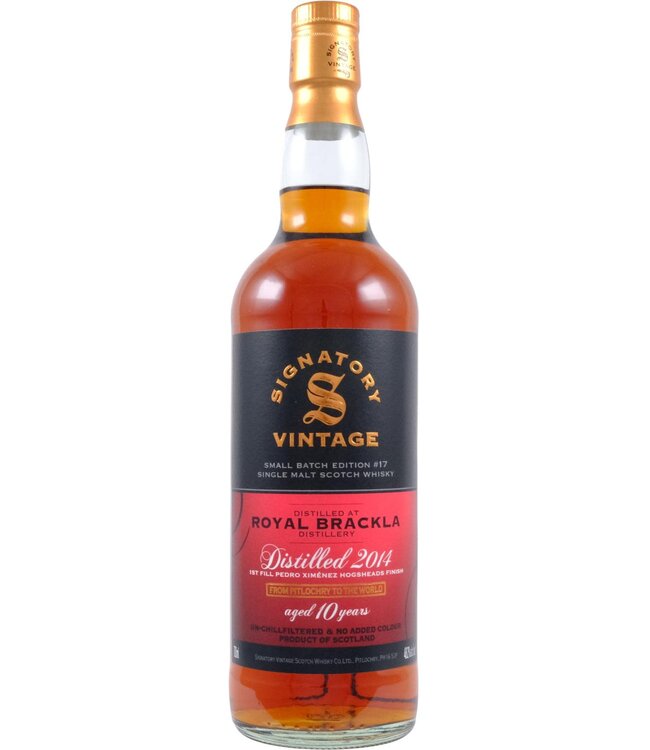 Royal Brackla Royal Brackla 2014 Signatory Vintage - PX Finish