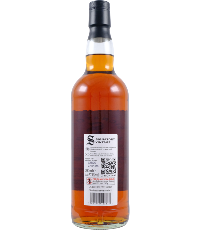 Glenlossie Glenlossie 2012 Signatory Vintage - 100 Proof