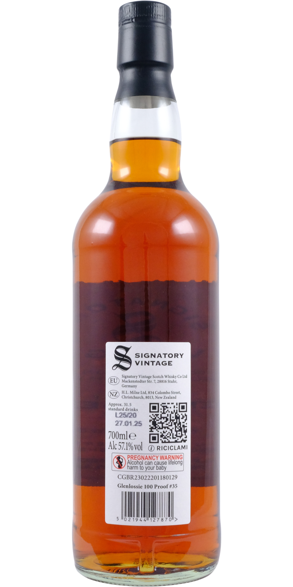 Glenlossie 2012 SV Signatory Vintage - buy online | Whiskybase Shop