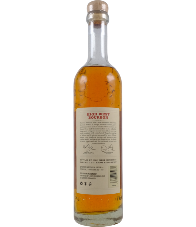High West Distillery High West Bourbon