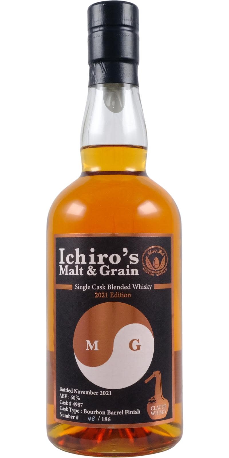 ウイスキー Ichiro's Single Cask Blended Whisky Ichiro's Malt & Grain - buy online | Whiskybase Shop