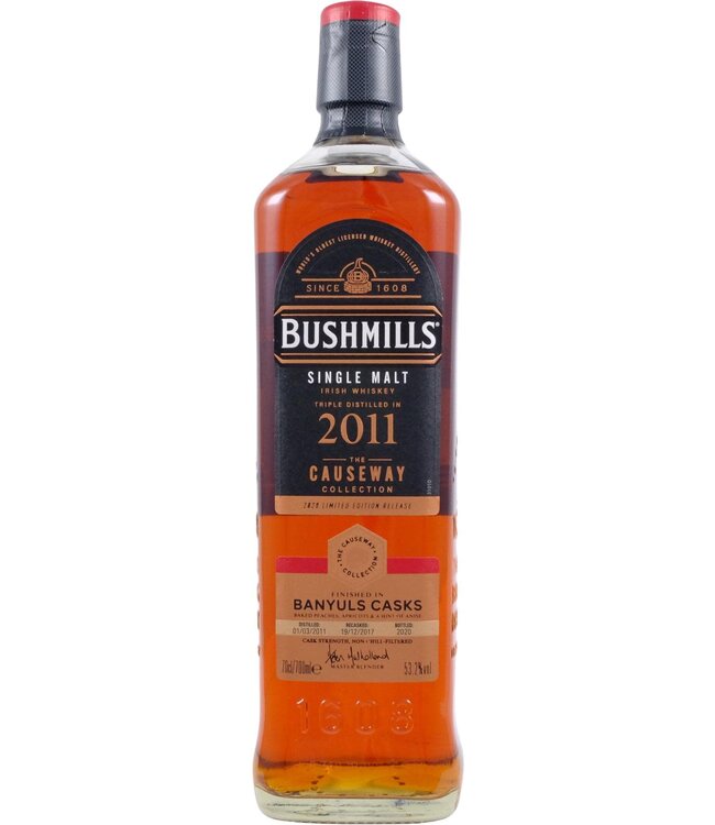 Bushmills Bushmills 2011 - Banyuls Finish