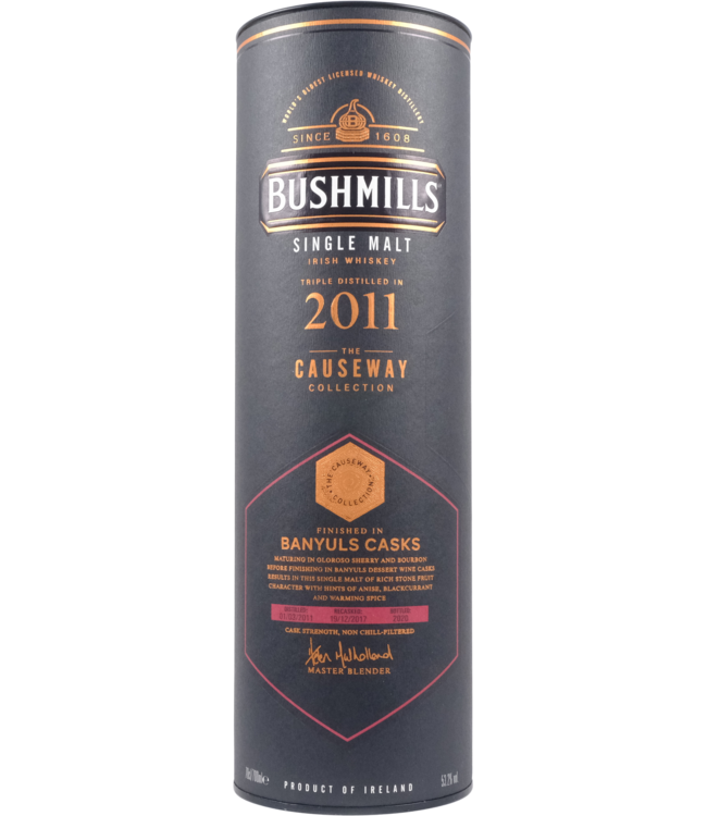 Bushmills Bushmills 2011 - Banyuls Finish