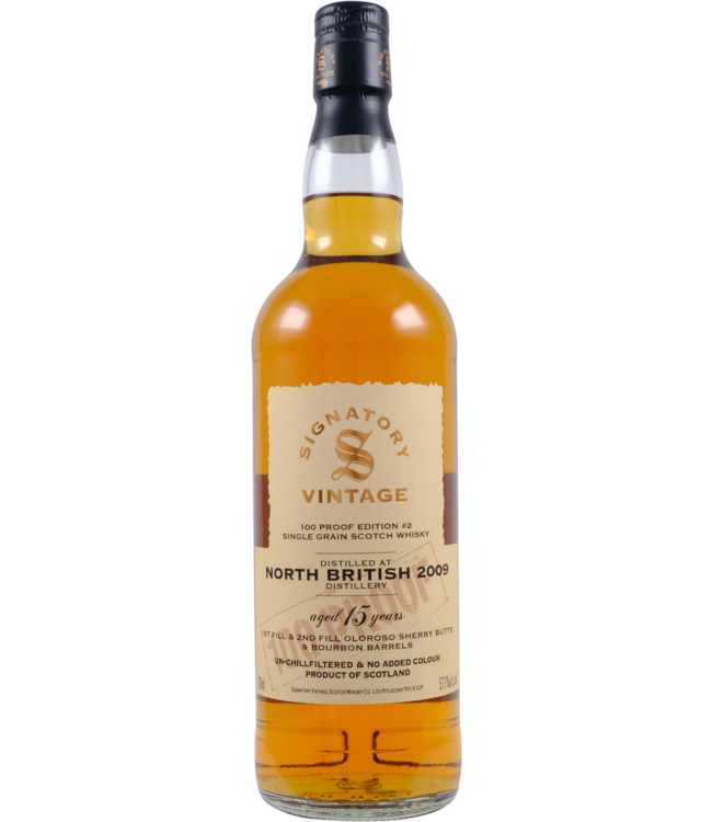 North British North British 2009 Signatory Vintage - 100 Proof