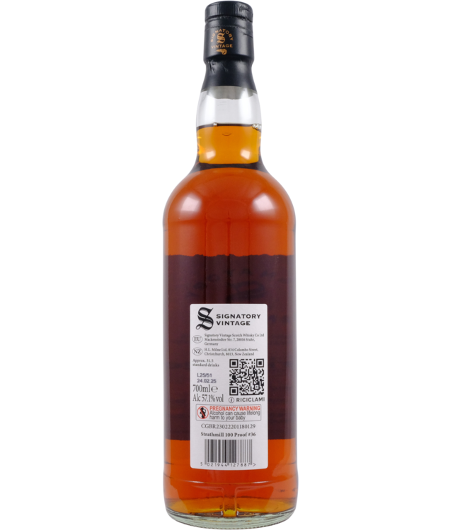 Strathmill Strathmill 2012 Signatory Vintage - 100 Proof