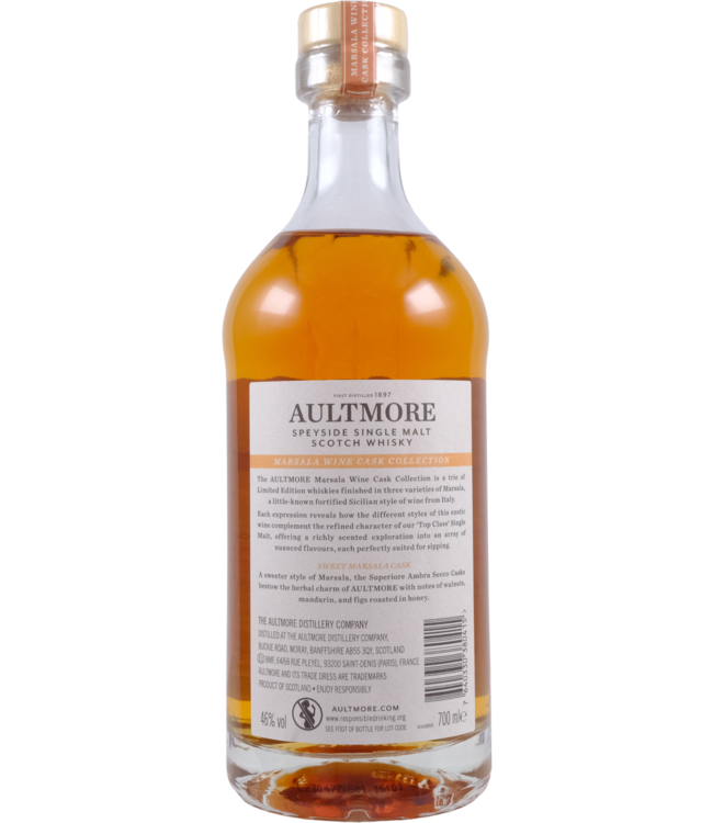 Aultmore Aultmore 15-year-old - Sweet Marsala Cask Finish