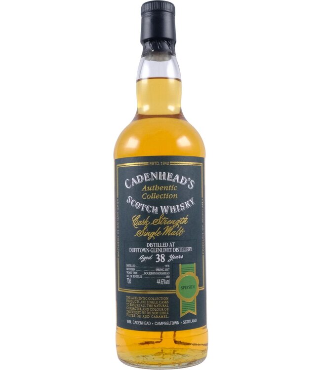 Dufftown Dufftown 1978 Cadenhead's