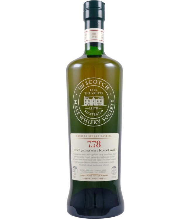 Longmorn Longmorn 1992 7.78 The Scotch Malt Whisky Society