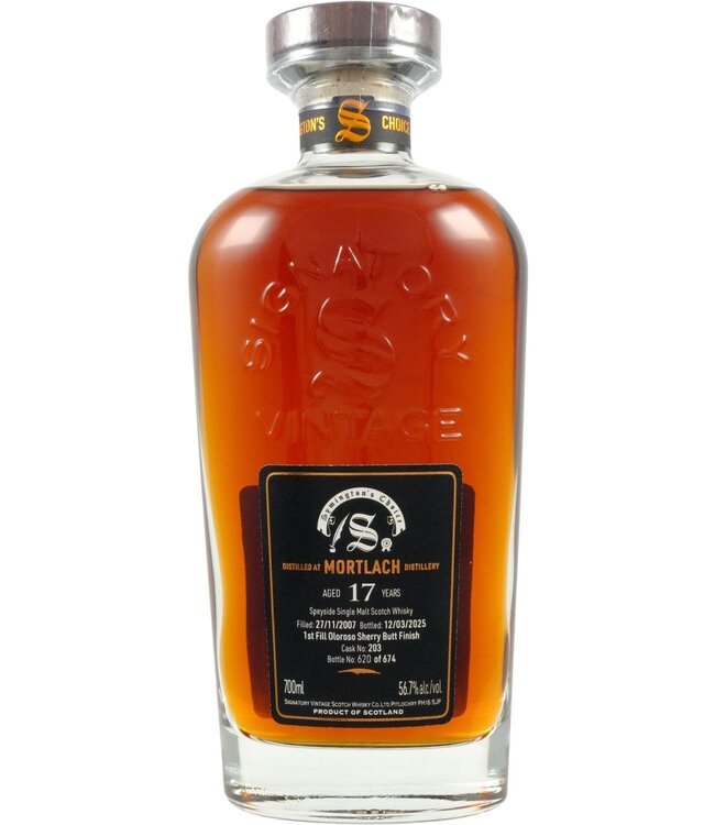 Mortlach Mortlach 2007 Signatory Vintage - Cask 203