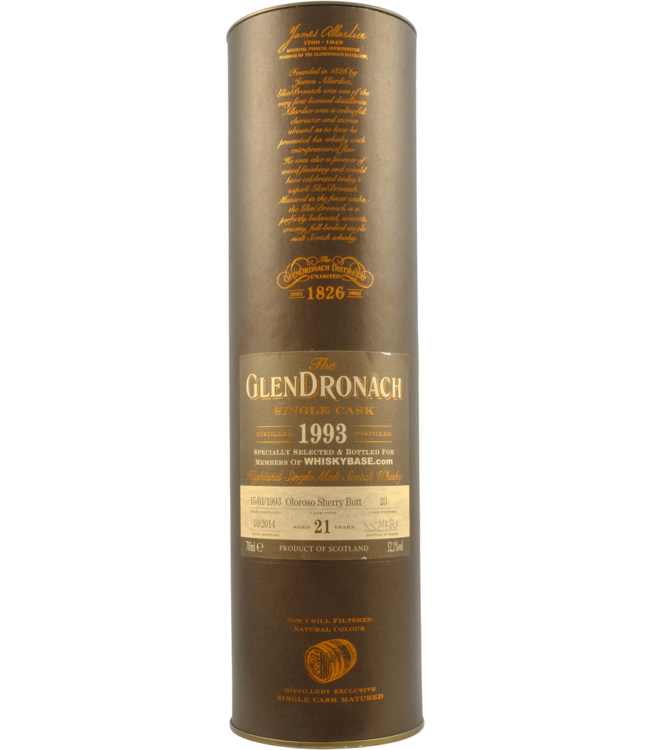 Glendronach Glendronach 1993 - Bottled for Whiskybase.com