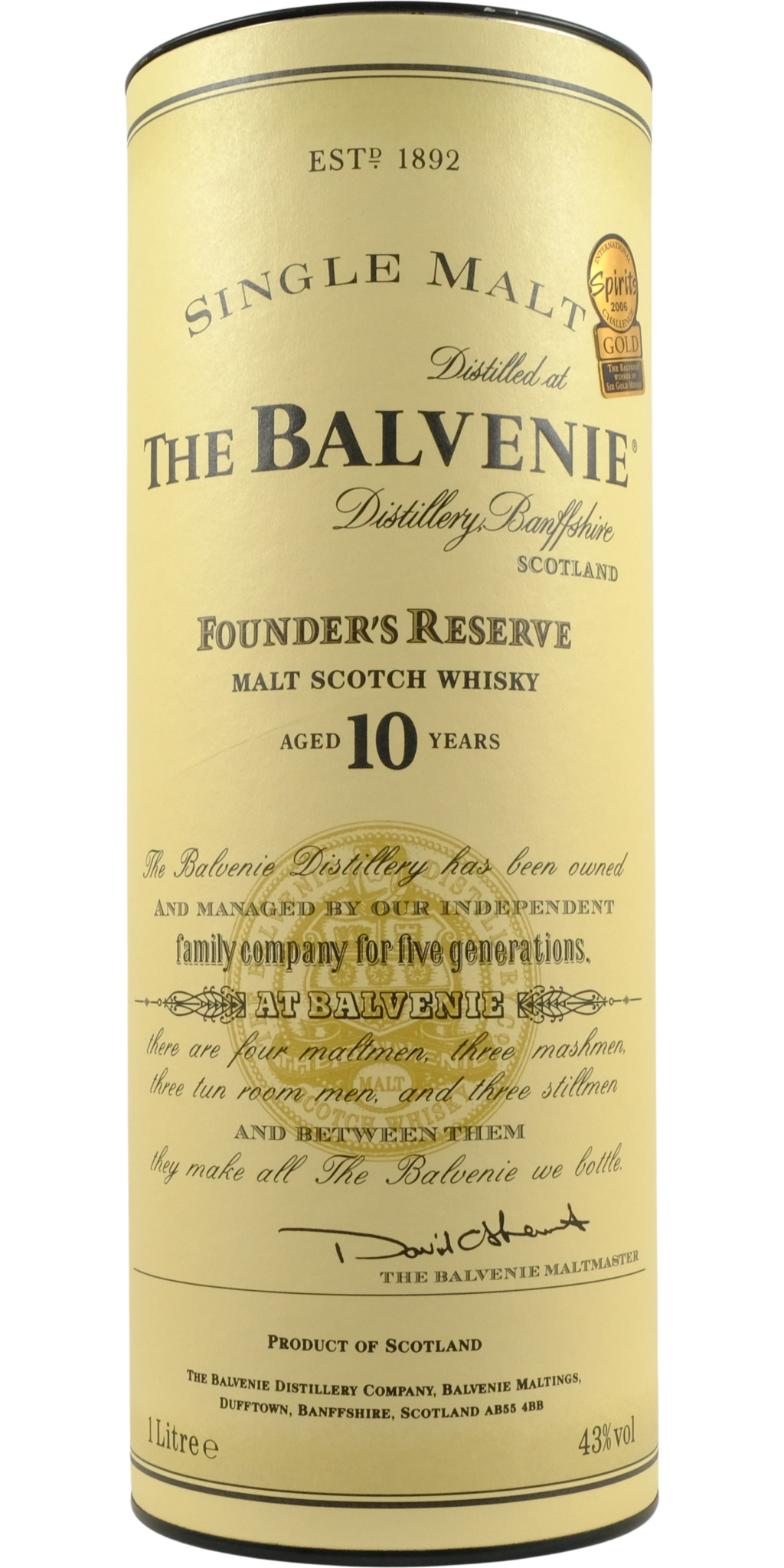 S*a様 The Balvenie Founder’s Reserve バルヴェ Balvenie 10 Year Old Founder's Reserve 70cl Whisky | Master