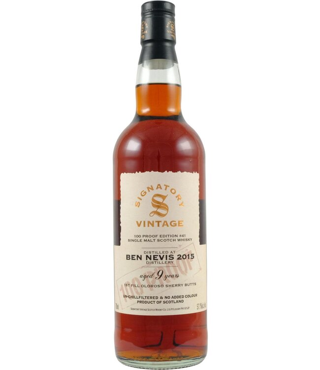 Ben Nevis Ben Nevis 2015 Signatory Vintage 100 Proof
