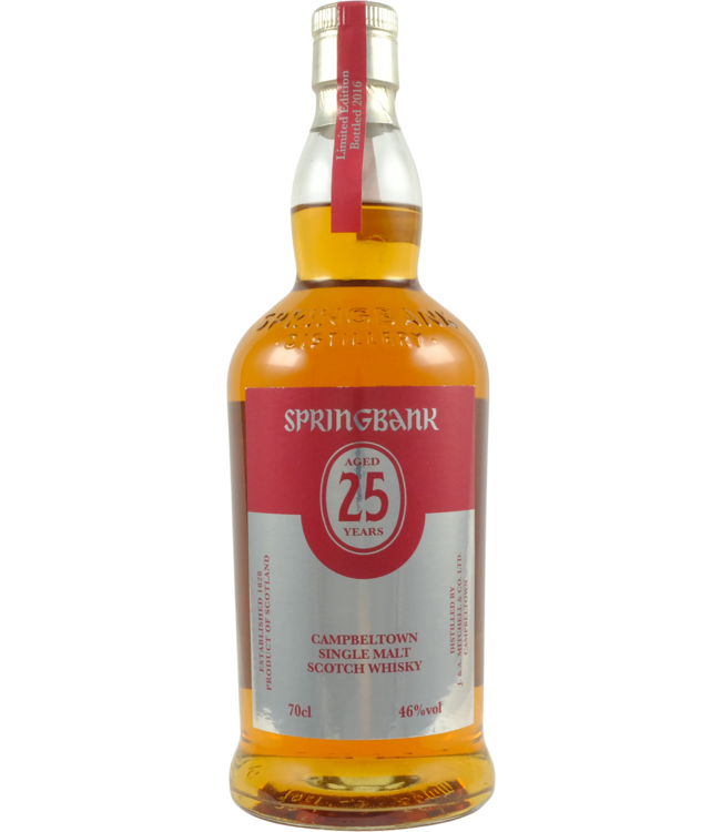 Springbank Springbank 25-year-old - Bottled 2016