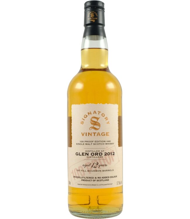 Glen Ord Glen Ord 2012 Signatory Vintage - 100 Proof #46