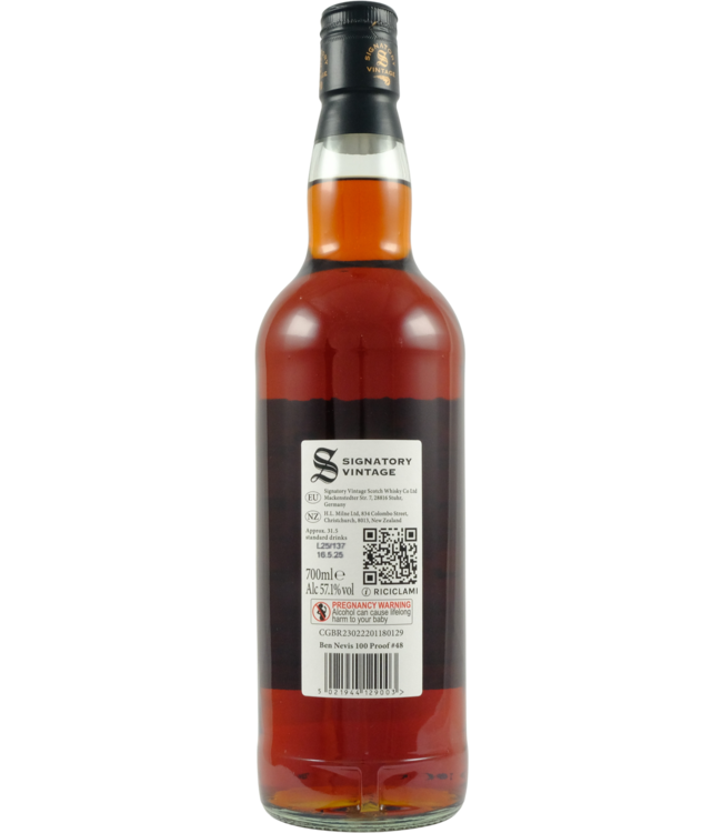 Ben Nevis Ben Nevis 2015 Signatory Vintage - 100 Proof #48