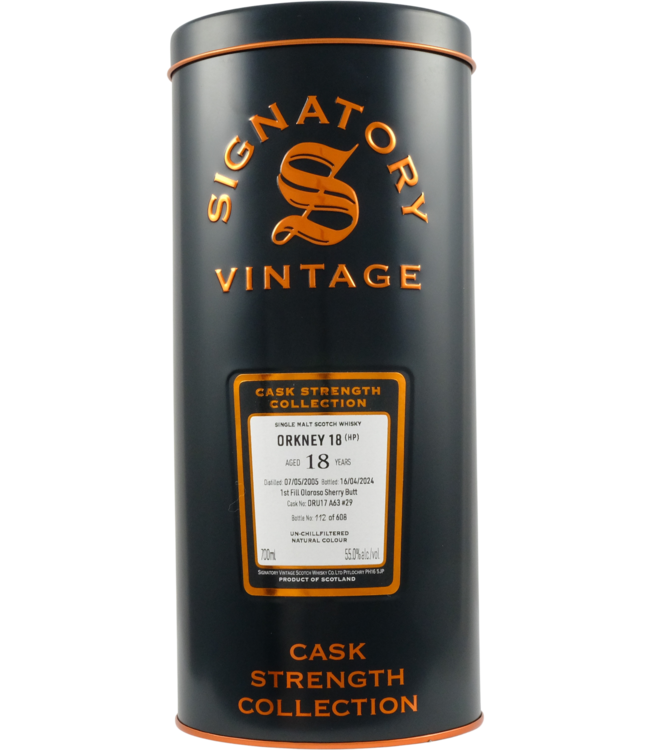 Orkney (HP) 2005 Signatory Vintage - Cask DRU17 A63#29
