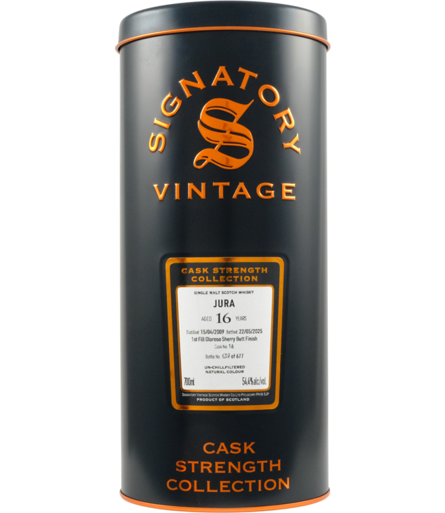 Isle of Jura Isle of Jura 2009 Signatory Vintage - Cask #16