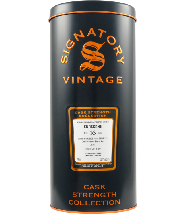 Knockdhu Knockdhu 2008 Signatory Vintage - Cask #7