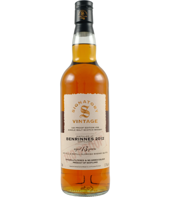 Benrinnes Benrinnes 2012 Signatory Vintage - 100 Proof #56