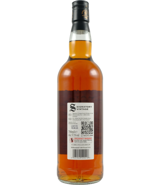 Miltonduff Miltonduff 2011 Signatory Vintage - 100 Proof #54
