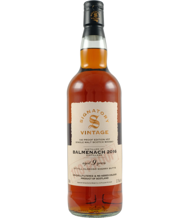 Balmenach Balmenach 2016 Signatory Vintage - 100 Proof #57