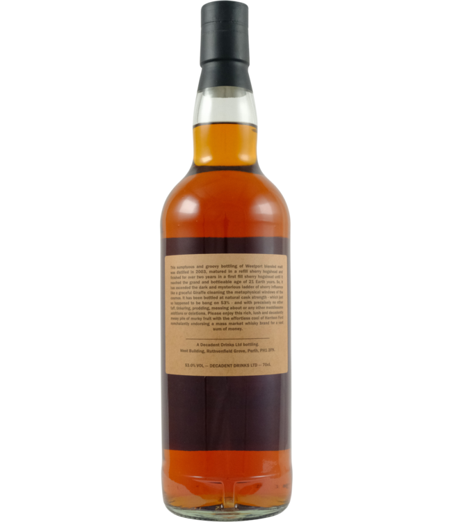 Glenmorangie Westport 2003 Decadent Drinks