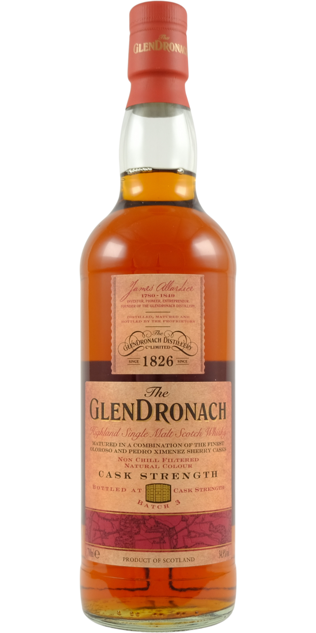 ウイスキー The GlenDronach Cask Strength Batch 3 Glendronach Cask Strength - buy online | Whiskybase Shop