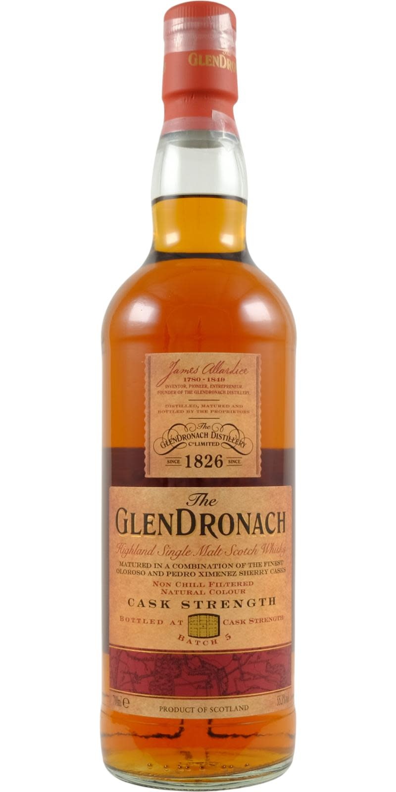 ウイスキー The GlenDronach Cask Strength Batch 3 Glendronach Cask Strength - buy online | Whiskybase Shop