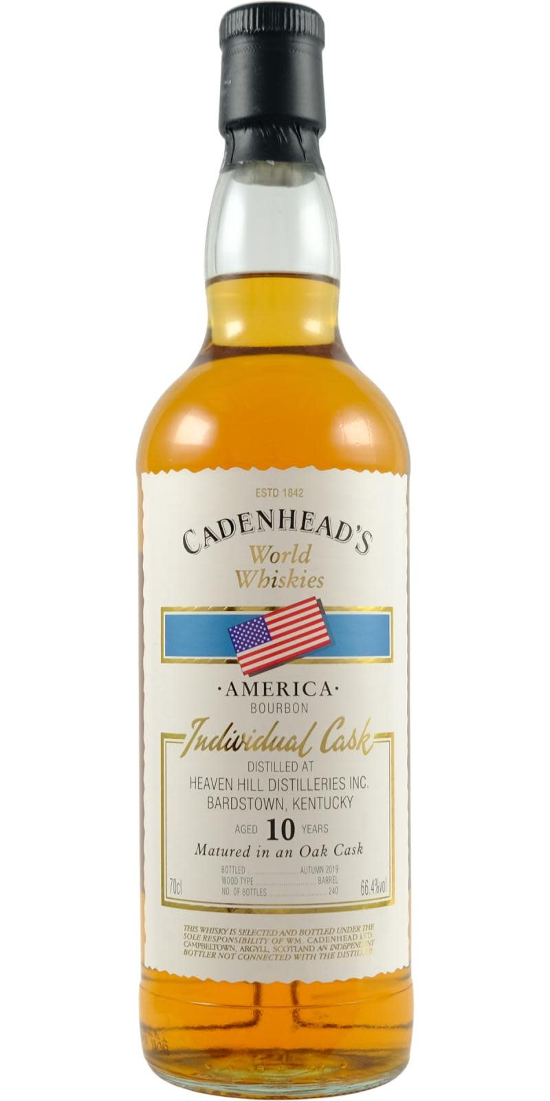 Heaven Hill 10-year-old Cadenhead's - buy online | Whiskybase Shop