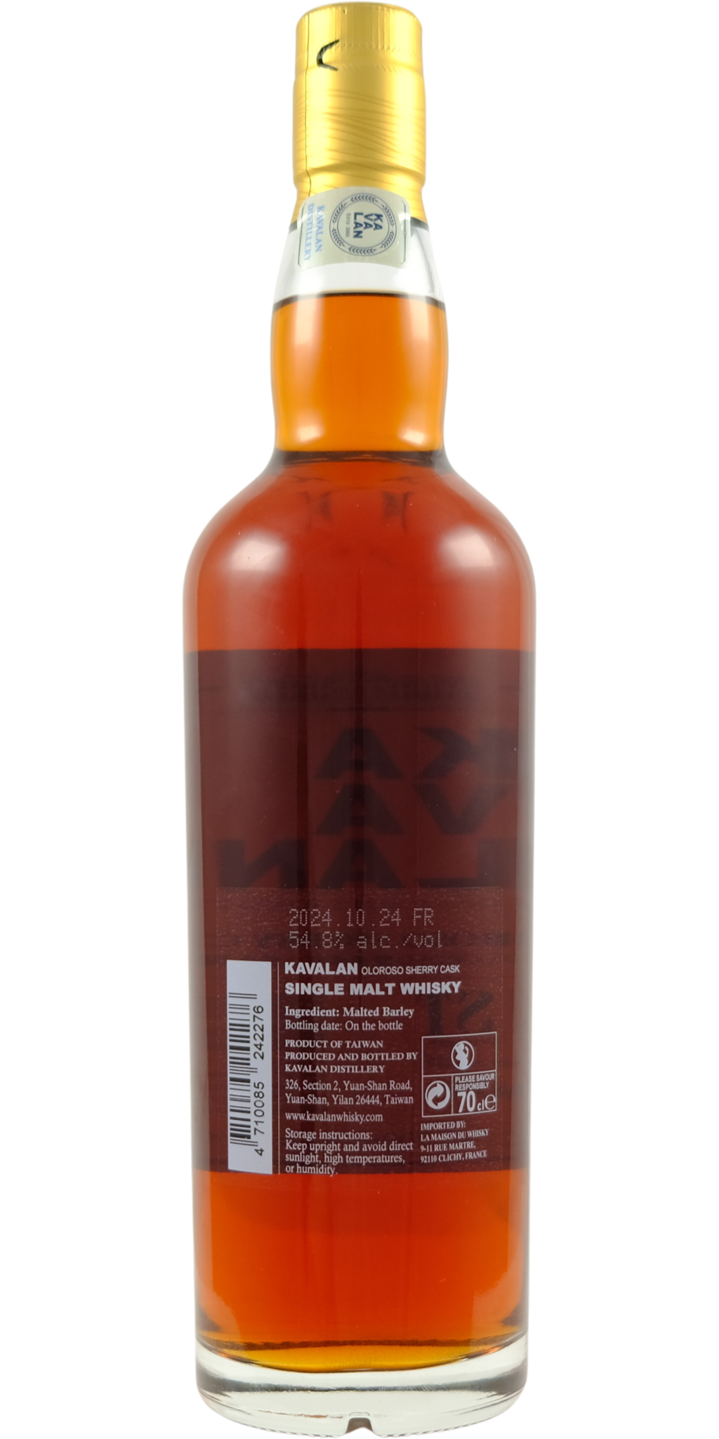 Kavalan Solist Sherry Cask S191120021C - buy online | Whiskybase Shop