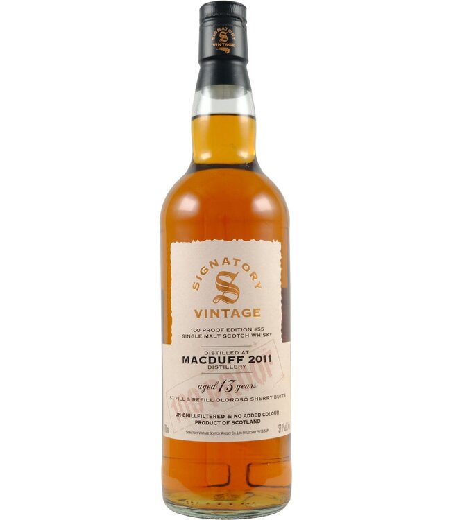 Macduff Macduff 2011 Signatory Vintage - 100 Proof #55