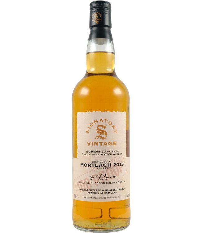 Mortlach Mortlach 2013 Signatory Vintage - 100 Proof #60