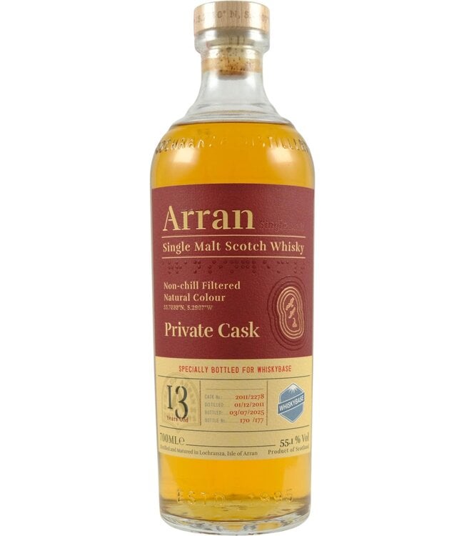 Arran Arran 2011 - Bottled  for Whiskybase
