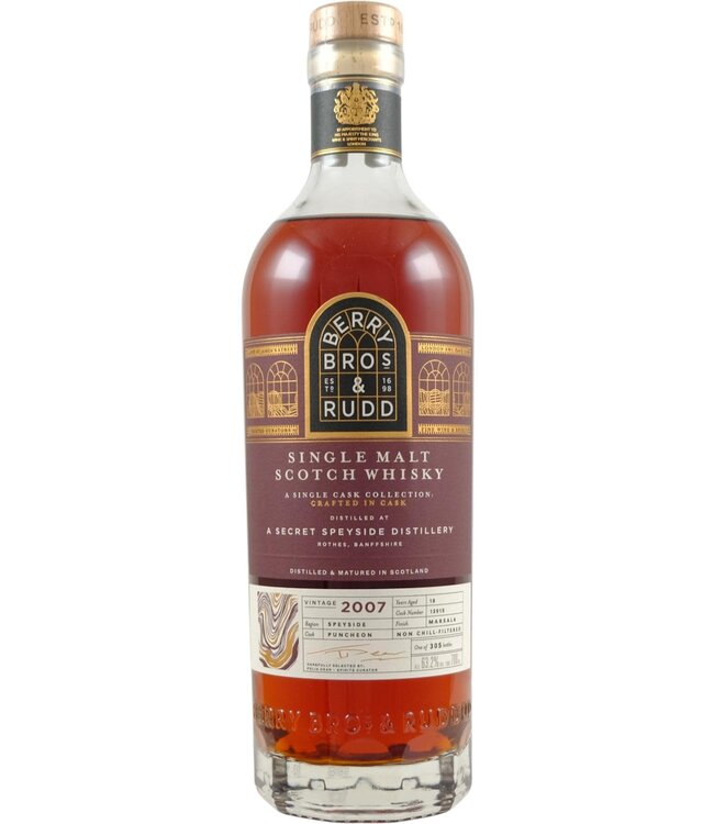 A Secret Speyside Distillery 2007 Berry Bros & Rudd