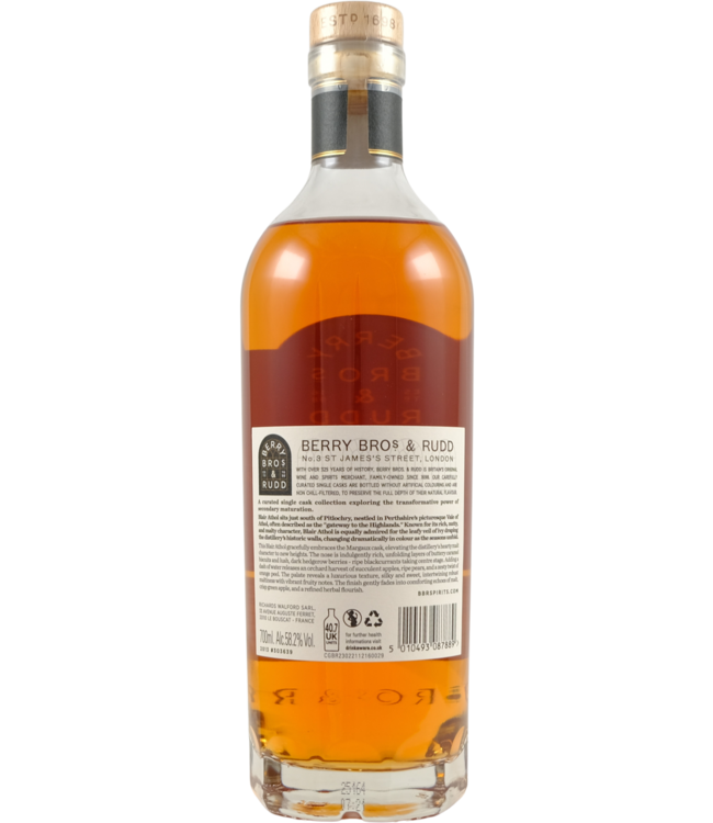 Blair Athol Blair Athol 2013 Berry Bros & Rudd - Margaux Finish