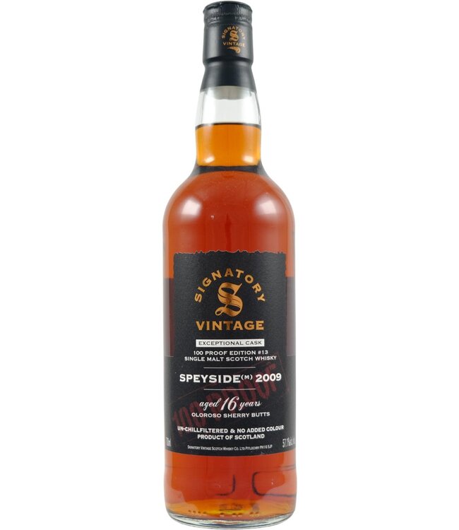 Macallan Speyside (M) 2009 Signatory Vintage - 100 Proof #13