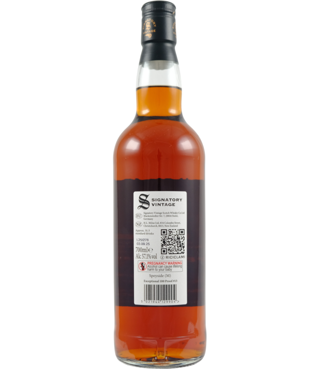 Macallan Speyside (M) 2009 Signatory Vintage - 100 Proof #13