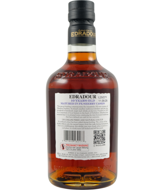 Edradour Edradour 2015 - PX Cask Matured
