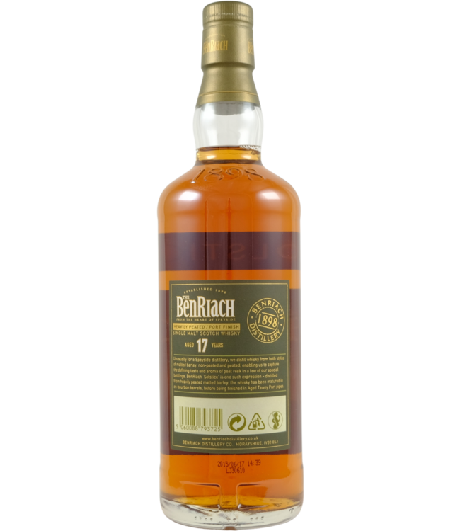 Benriach BenRiach 17-year-old - Solstice